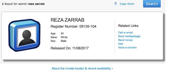 Reza Zarrab 'serbest bırakıldı' muamması