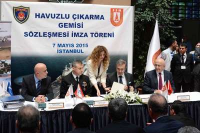 TSK'nın Havuzlu Çıkarma Gemisi Proje sözleşmesi imzalandı