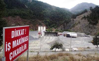 Manavgat'ta belediyeden HES şirketine 1.2 milyon lira ceza