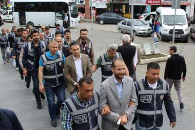 SGK operasyonu zanlıları adliyeye çıkartıldı