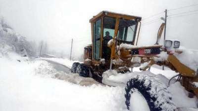 Ordu'da kar kalınlığı 1 metreyi aştı