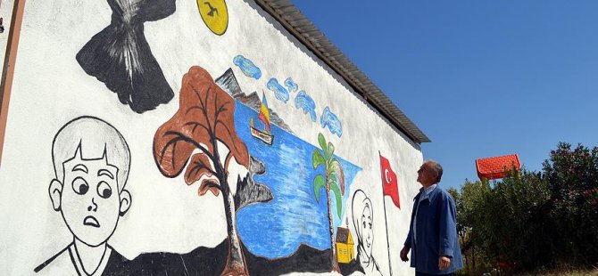'Picasso Mustafa' köyünü sanat galerisine dönüştürdü
