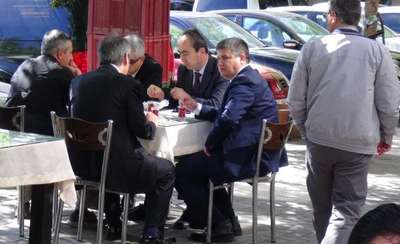 Bakan Taner Yıldız, Uşak'ta partisini anlattı