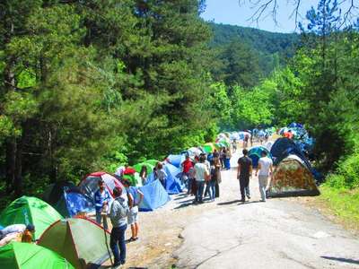 Çevreciler Kazdağları'na kamp kurdu