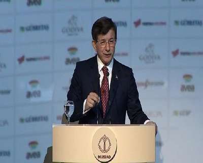 Başbakan Davutoğlu MÜSİAD'ın 25. kuruluş yıldönümü töreninde konuştu