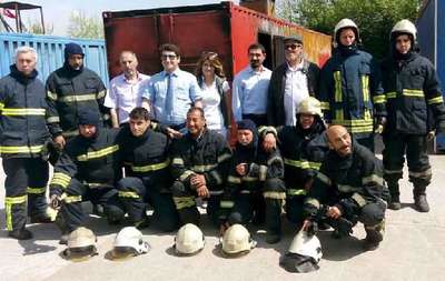 Libyalı itfaiyeciler Kocaeli'de eğitim görüyor