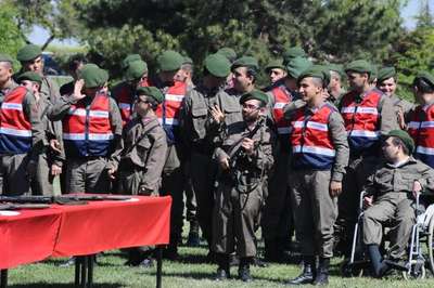 Nevşehir’de engellilerin askerlik gururu