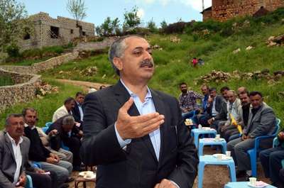 HDP'nin müftü adayı havaya ateş edilerek karşılandı