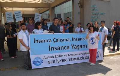Hemşireler sorunlarının çözülmesini istedi