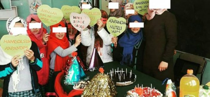 Sınıfta 'kapanma partisi' yapan öğretmene tepki