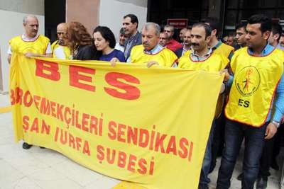 Şanlıurfa’da, BES üyeleri iş bıraktı