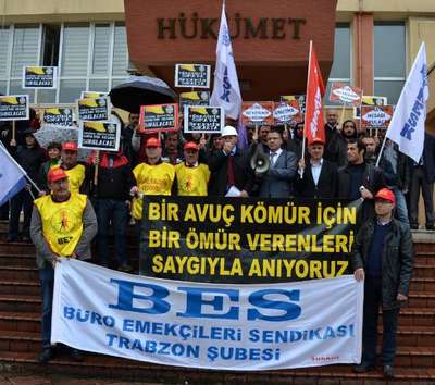 Trabzon’da Soma eylemi: Kaza değil cinayet, kader değil katliam