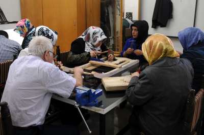 Gaziantep’te Türk motifleri kursiyerleri sertifikalarını aldı