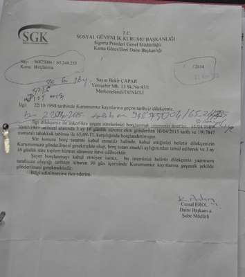 Devlet, 16 yıl 6 ay 20 gün sonra cevap verdi