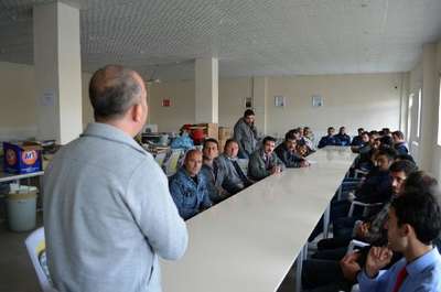 Belediye personeline iş güvenliği semineri verildi