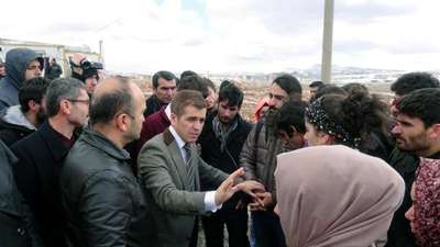 Mardin'de üniversite öğrencilerden ulaşım eylemi