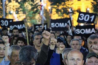 Bolu'da, Soma'da faciası protesto edildi