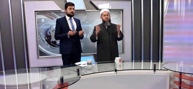 Canlı yayında 'kar duası' yapıldı