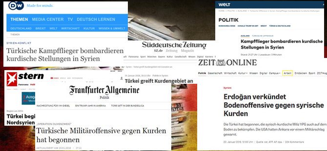 Alman basını: Türkiye, Kürtleri bombalıyor