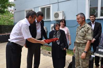 İslahiye'de kursiyerlerin eserleri sergilendi
