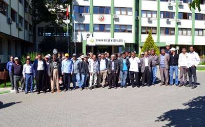 Kahramanmaraş'ta işçilerin ücret eylemi