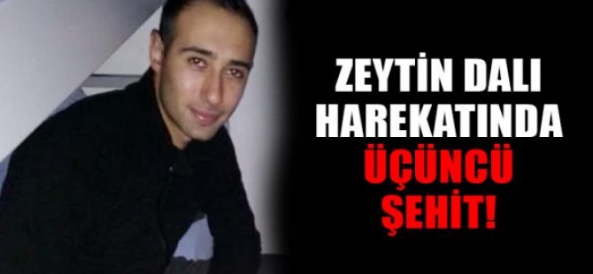 Afrin'de şehit sayısı üçe yükseldi