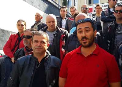 Motosikletçiler motosiklet hırsızlarını protesto etti