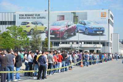 Renault Fabrikası'nda iş bırakma eylemi (2)