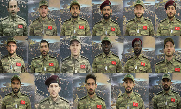 Konyasporlu futbolculardan Afrin'e destek klibi