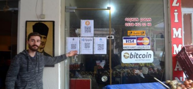 Manav, kripto para ile ödeme başlattı