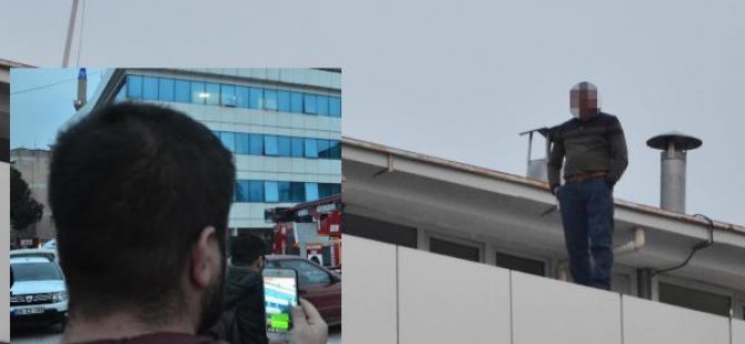 İmam intihar için çatıya çıktı