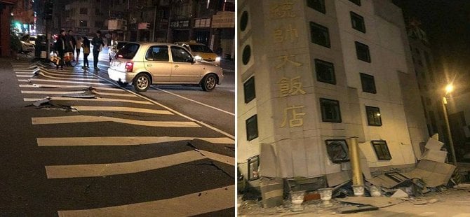 Tayvan'daki depremde ölü sayısı artıyor