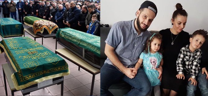 Gurbetçi aile gözyaşları içinde uğurlandı