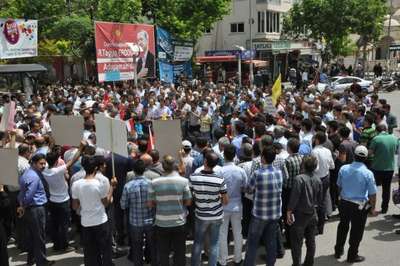 Mursi'yi idam cezası verilmesi Adıyaman'da protesto edildi