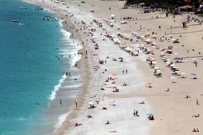 Fethiye'de deniz ve güneş keyfi
