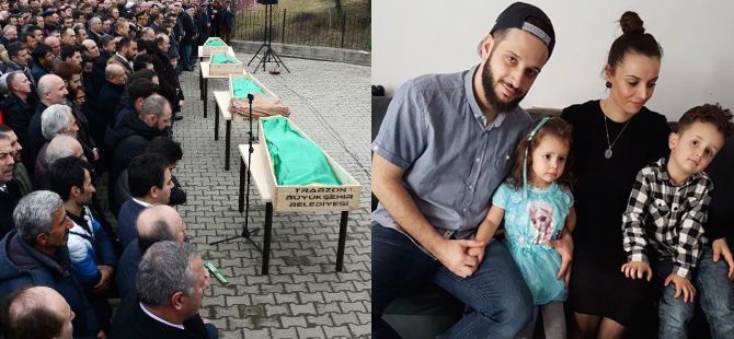 Gurbetçi aile memleketinde toprağa verildi
