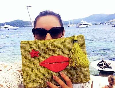 Kelly Brook Bodrum tatilinde