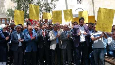 Kilis'te AK Partililerden idam protestosu