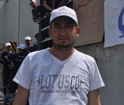 Bursa’da otomotiv işçilerinin eylemi devam ediyor (2)