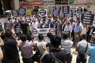 Mısır’daki idam kararları Şanlıurfa’da protesto edildi