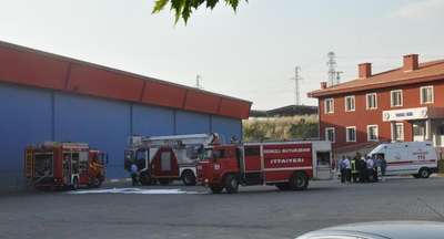 Denizli'deki Et ve Balık Kurumu Kombinası'nda trafo yangını
