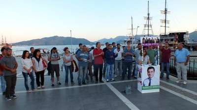 Marmaris'te HDP üyeleri saldırıları kınadı