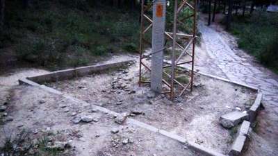 Şehitler abidesinde inanılmaz ölüm