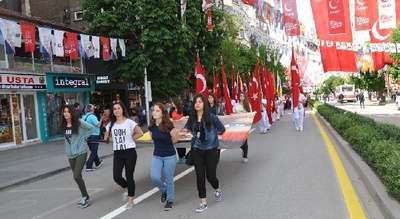 Çorum'da 19  Mayıs kutlamaları