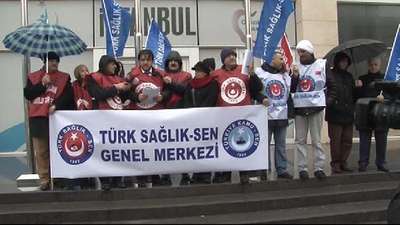 Aile hekimlerinden "Cumartesi nöbeti" protestosu