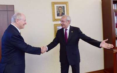 AGİT Seçim Gözlem Heyeti üyeleri, Kılıçdaroğlu'nu ziyaret etti
