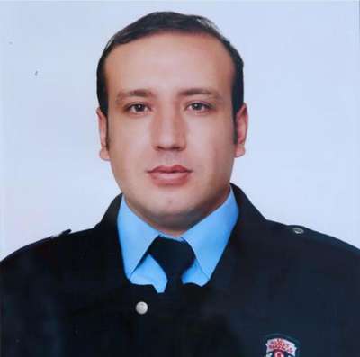 Kazada ölen infaz koruma memuru, adliye önündeki törenin ardından toprağa verildi