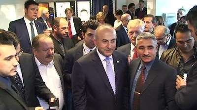 Dışişleri Bakanı Çavuşoğlu Brüksel’de restore  edilen konsolosluk binasını açtı