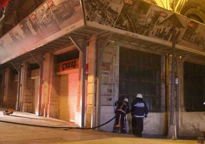 Tarihi Taksim Tüneli'nde yangın paniği