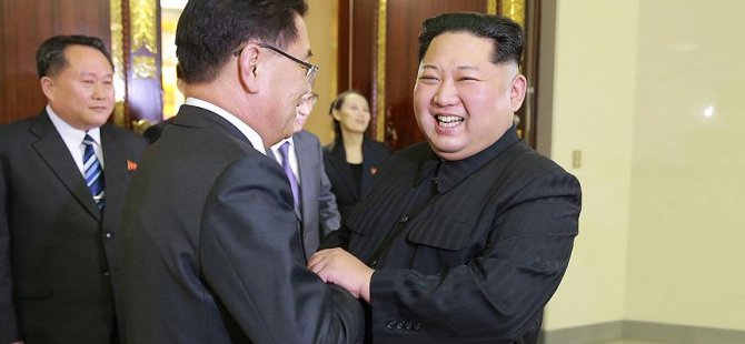Kim'den Güney Kore'ye zeytin dalı